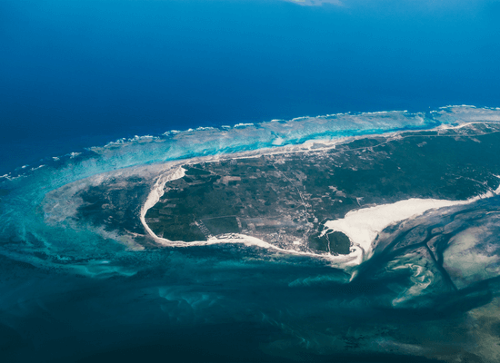 zanzibar island top view